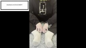 Sommerstimetats 3 day worn socks and itchy feet