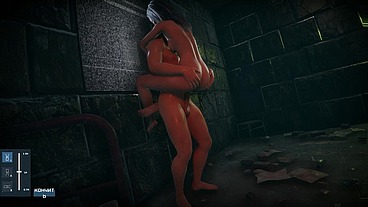 I caught a ghost girl and I'm banishing her to hell with my dick