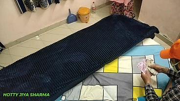My maid was working. I wanted to have sex. So I had sex with my maid