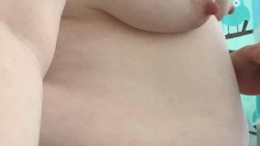 Bbw has cola and burps topless
