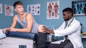 Slutty Isaac Parker fuck by his BBC MD, Devin Trez