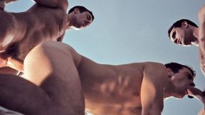 Colby Taylor having MMM fun with Kevin Miles and Jake Andrews