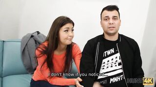 HUNT4K. GFs sex with perverted man helps stud purchase so