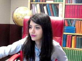 This webcam model is a real teen cutie who loves having a toy in her pussy