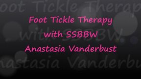 Foot Tickle Therapy with SSBBW Anastasia Vanderbust - wmv