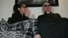 Sophie jerking off Reverend Thomas (HD)