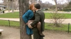 Parisian pair going wildly in Paris Fucking like animals