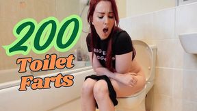 200 Toilet Farts