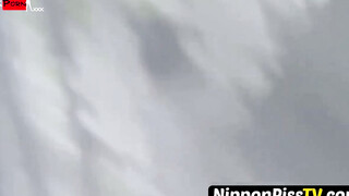 NipponPissTV.com - Horny perv captures cute jap chicks urinating in public on the str
