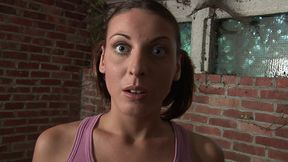 young russian teen katerina wonders into an old jail
