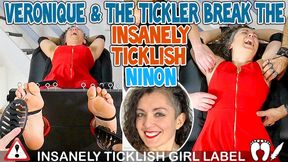 VERONIQUE & THE TICKLER BREAK THE INSANELY TICKLISH NINON - HD WMV