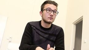 Geeky guy in glasses gets his butthole wrecked BIG TIME