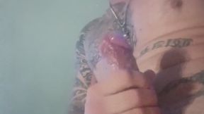 jerking off until my cock explodes in milk