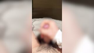 Uber-cute boy wanking up close in 4K
