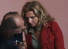Trashy Serbian friend fucks hot blonde prostitute mish style