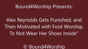 Alex Reynolds Gets Bound Foot Worship for After Wearing Sneakers Inside - SD