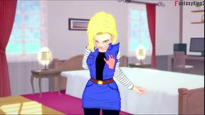 Master Roshi Gets Anal&#x1F44C; Fucked by Android 18 for Dollars - Dragon Ball Zex 5, Full 60min XXX on Sheer & PTRN: Fantasyking3