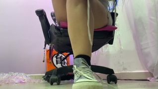 Loser slave has to smell my shoes socks and feet after a long day