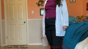 Doctors Scarlett Kage and Dash McKinzie welcome you to your appointment: We have a brand new procedure for you - strap ons and words of encouragement! MOV