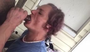 yummy  milf header gagger gagging gumjob