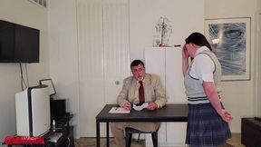 Minx Pays a Visit To The Headmaster Part 1 (MP4 Format)