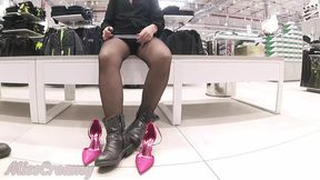 Your provocative stepdaughter, step-out stiletto heels, bare-bottomed booty in a sole-searching escapade