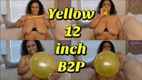Yellow 12 inch Balloon B2P Standard MP4