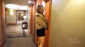 Hotel Staff Fills Lexis Star's Big Ass with Creampie and Keeps Pounding