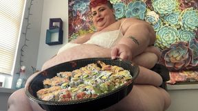 Pure Gluttony: 1 Dozen Sushi Rolls & a Whole Cake for Dessert HD