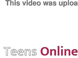 2 British Teens Suck a Room of Boys