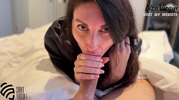 Stepson was preparing for the exam with his stepmother