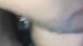 SHE CAN NOT STOP CREAMING ON MY big black dick