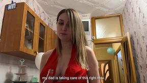 Mom's Best Kept Secret&#x1F92B;: Sucking Dad's BFF's Cock&#x1F346; Like It's a Golden Ticket to a G-String Party