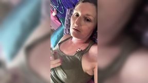 Super drenched, sweaty squirt session with Rachel Wriggler post-bathroom break leaves her intensely horny&#x1F975;!