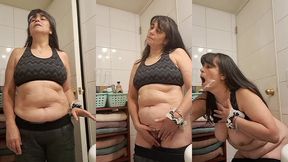 hot stepmother doing handjob and milking stepson