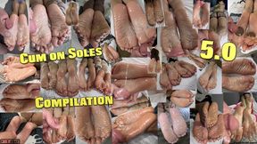 Cum on Soles Compilation Version 5 -- Wow! 30 cumshots!!
