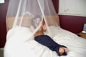 Asian MILF Almond Teasing Her Pink Peach