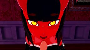 meru the succubus having fucking hard - red pov - full & pov on sheer & ptrn: fantasyking3