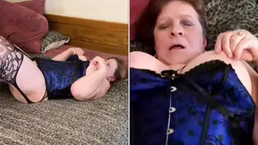 Granny Nurse Chapel’s Bwc Dildo Masturbation & Orgasms