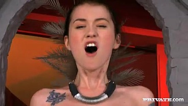 Misha Gives a Deepthroat Blowjob Followed by Some Hardcore Fucking