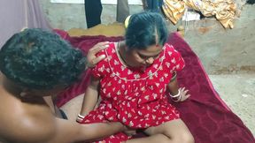 The Neighbor Brother-in-law Made the Sister-in-law Naked and Inserted a Finger in Her Pussy