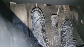 Mazda Above the Pedal Drive in Nike Sneakers WMV