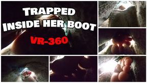 Trapped inside her boot - VR360