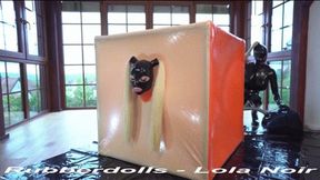 Lola Noir - Latex Lea Anderson - Teased In The Vac Cube - wmv