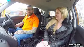 Blonde British Babe Sucks And Gets Nailed By Driving Tutor