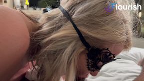 hotwife heidi haze (masked but unmasked) gives mrflourish the vip treatment