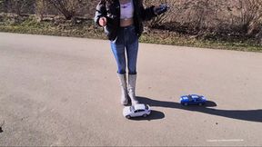 toy car crush in Buffalo Boots