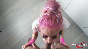 Sexy charming sexy girl gets Booty banged rough by big dick in hentai cosplay ass fucking