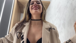 Getting ready to give my man a surprise; I hope he likes my clothes, my words and my movements.