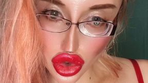 Hunger to Please and Serve Goddess FinDom Goaldigger! Mesmerize POV Red Big Lips